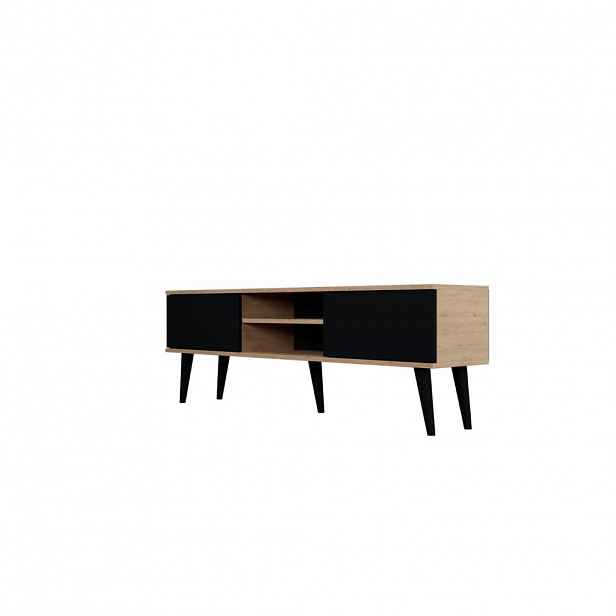 RAUMHIRSCH FURNITURE NÍZKÁ SKŘÍŇKA Toronto II Aristan, černá 35/55,2/160 cm