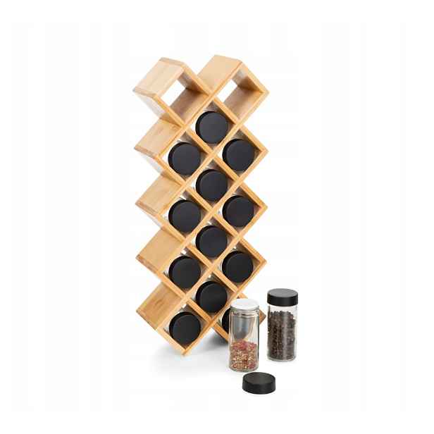 Sada 14 kořeníček Homla B2 Bamboo Essentials 894751 Bambusový stojan