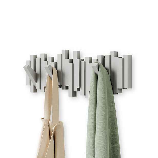 Sklápěcí nástěnný věšák Umbra Sticks - šedý