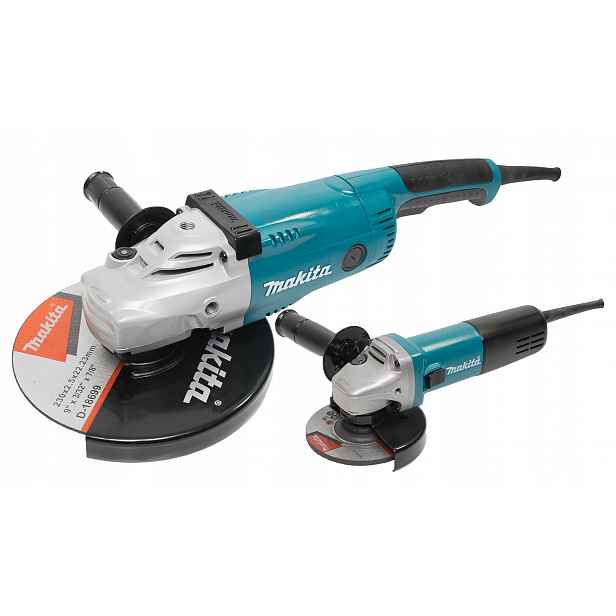 Úhlová bruska Makita GA9020 velká 230 mm 9558 Hn malá 125 mm 230 V Kufr