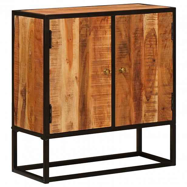 vidaXL Servírovací skříň s úložištěm Beta Přírodní 70 x 30 x 75 cm