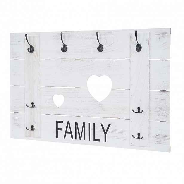 MCW NÁSTĚNNÁ SKŘÍŇ FAMILY SHABBY-LOOK Krémově bílá