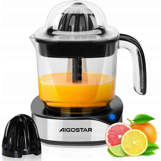 Elektrický Lis Na Citrusy 40 W 1,2 L, 2 Kužely