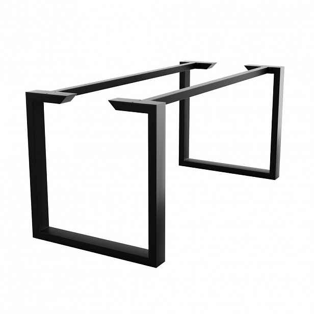 Metalo Pro KOVOVÉ NOHY KE STOLU Eta Epox černá 180/70/72 cm