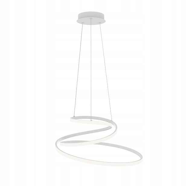 Závěsná Led lampa 60W Ø60 cm bílá Lorila Italux s proměnlivou barvou světla