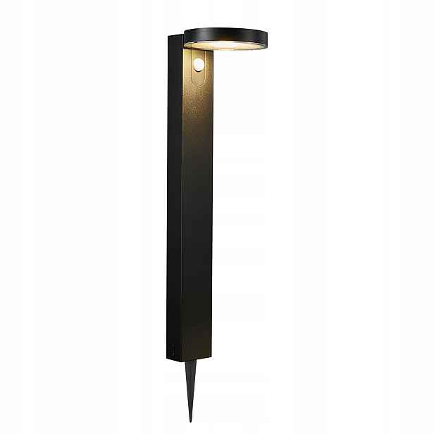 Solární sloupková zahradní lampa černá IP44 60 cm Rica Nordlux Nordlux