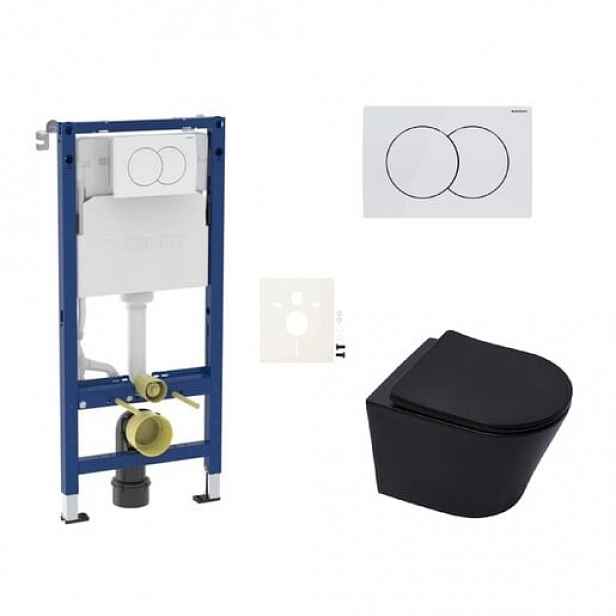 Závěsný WC set do lehkých stěn / předstěnová SAT Infinitio SIKOGESINFBLD01