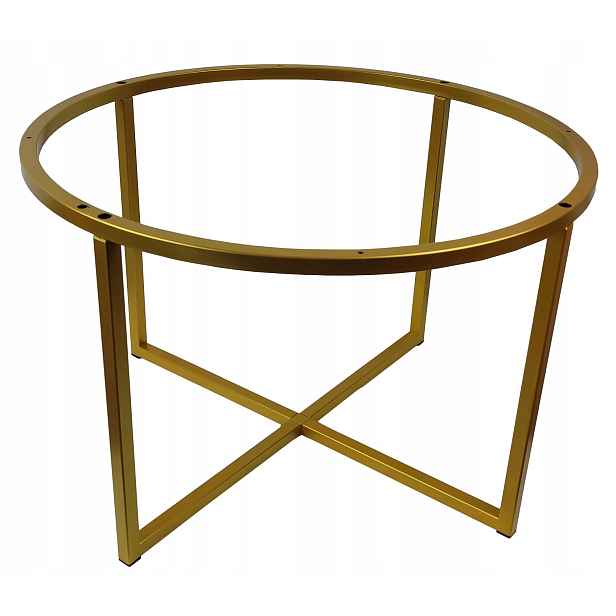 Rám na konferenční stolek kulatý kovový loft, průměr 80 cm, výška 46 cm