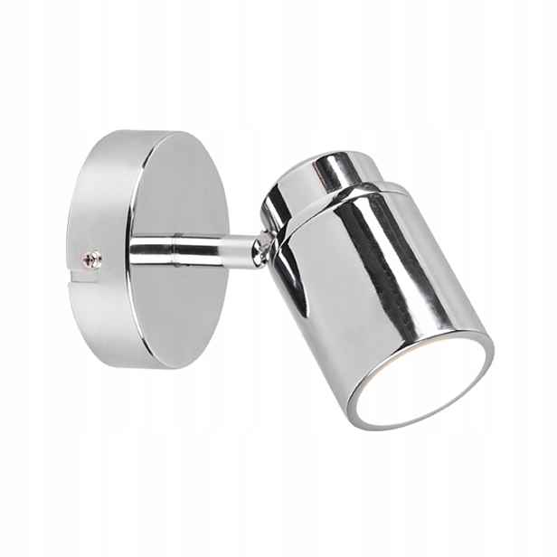 Nástěnná koupelnová lampa Trio, stříbrná