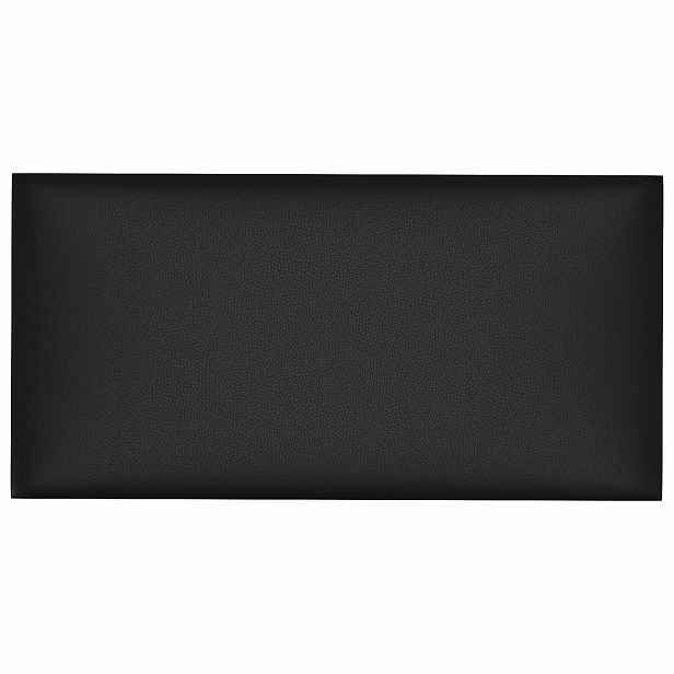 vidaXL Nástěnný čelník 12 ks 30 x 15 cm Černý textil
