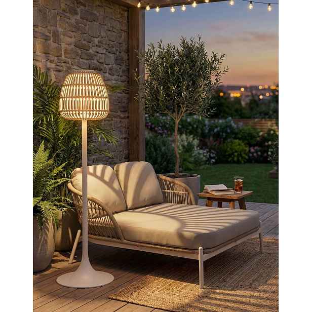 Zahradní stojací solární lampa Malta