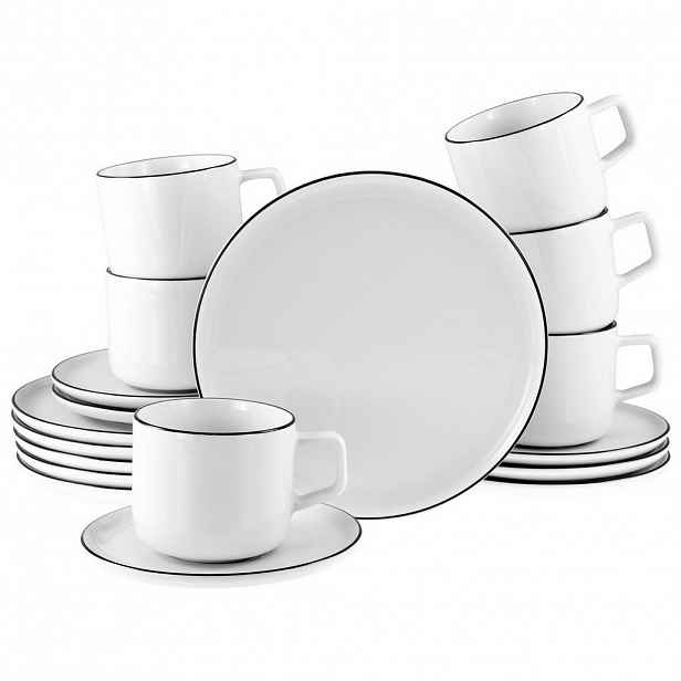 Creatable KÁVOVÁ SOUPRAVA Chef Collection Black Line 18dílné