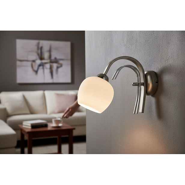 Euro-Lamp Nástěnné svítidlo Ika Satén Klosz koňaková bílá 1X60W Výrobce