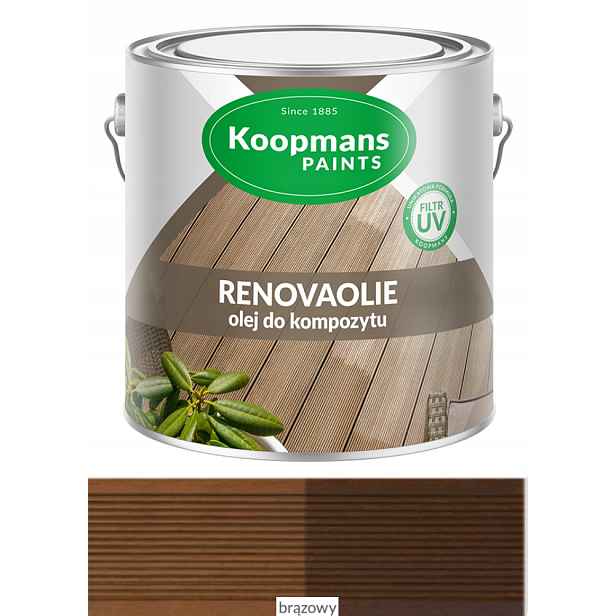 Koopmans Renovaolie Olej Pro Kompozity S Uv Filtrem 2,5 L Hnědý