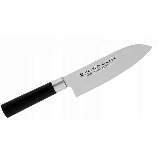Kuchyňský Nůž Satake Saku Santoku univerzální japonská čepel 17 cm