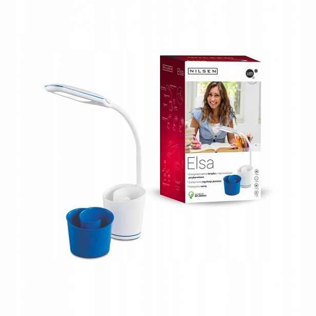 Led lampička s příslušenstvím bílá-modrá 6W 4000K Elsa PX036 Nilsen