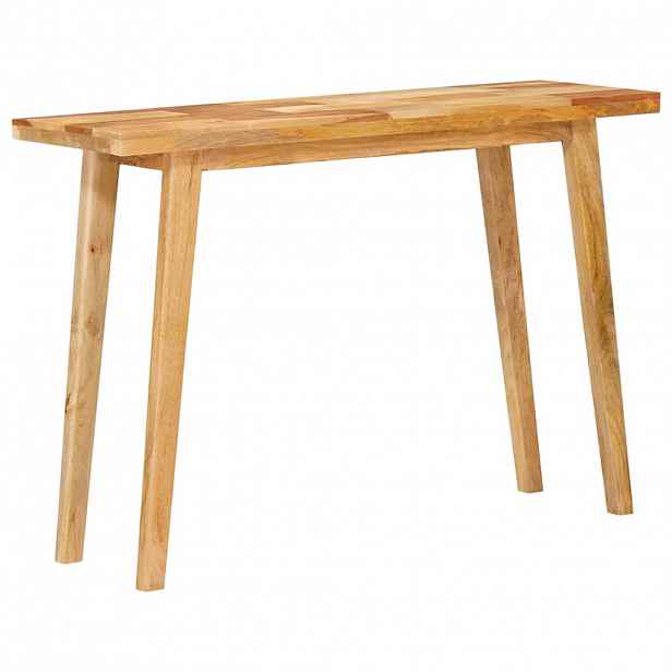 vidaXL Jídelní stůl Přírodní 100 x 35 x 75 cm Masivní mangové dřevo