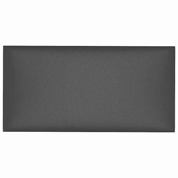 vidaXL Nástěnný čelník 12 ks 30 x 15 cm Šedý textil