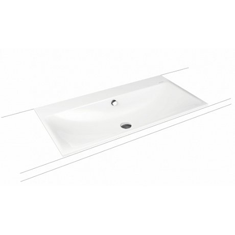 KALDEWEI Umyvadlo SILENIO 90x46x1,4 cm Perl-Effekt 907806013001