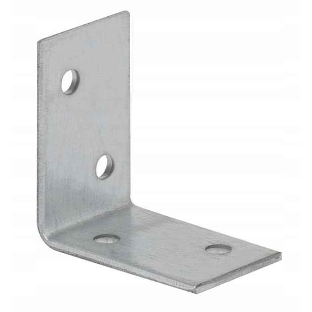 Tesařský spojovací montážní úhelník 40x40x25 x 2 mm KM0 100 Ks