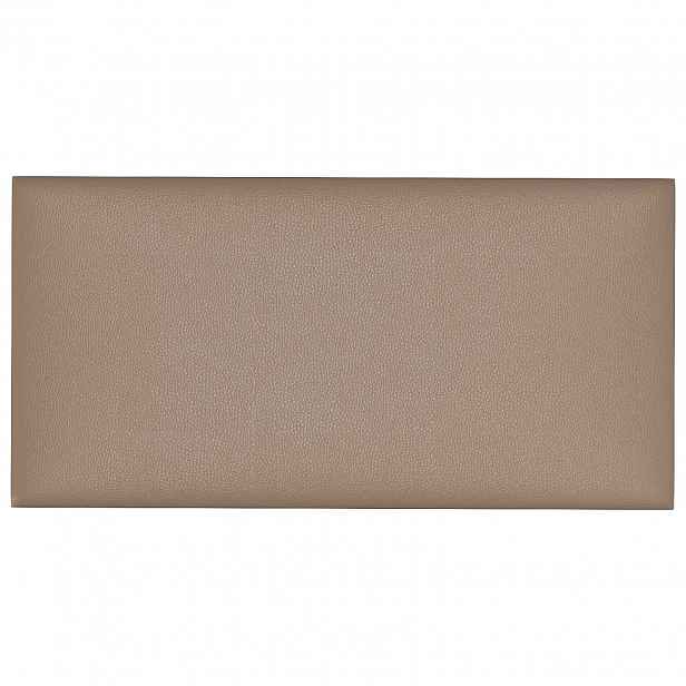 vidaXL Nástěnný čelník 12 ks 30 x 15 cm Cappuccino textil