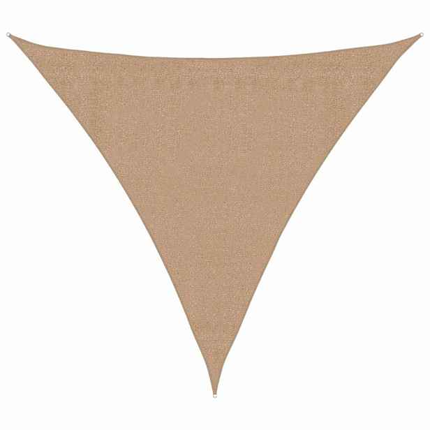 vidaXL Stínící plachta 160 g/m² taupe 3,6 x 3,6 x 3,6 m HDPE
