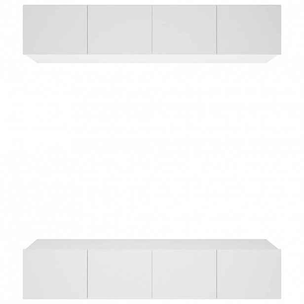 vidaXL TV skříňky 4 ks bílé 80 x 30 x 30 cm kompozitní dřevo