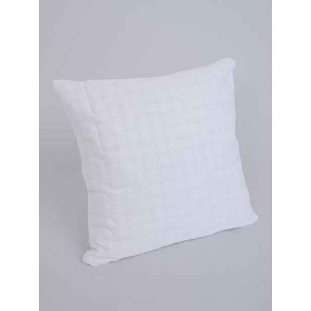 MKLuzkoviny.cz Prošívaný polštář z umělého peří Antistress Carbon - 45 x 45 cm se zipem