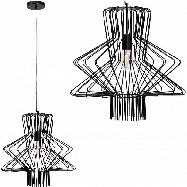 Závěsné Stropní Svítidlo Moderní Loftový Lustr Černá Toolight