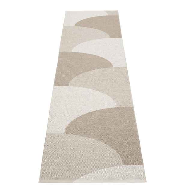 Béžový vnitřní a venkovní běhoun 70x270 cm Hill Dark Linen – Pappelina