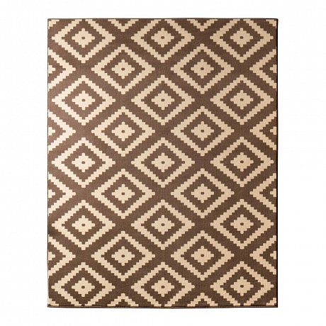 Hnědý koberec Hanse Home Hamla Diamond Brown, 200 x 290 cm