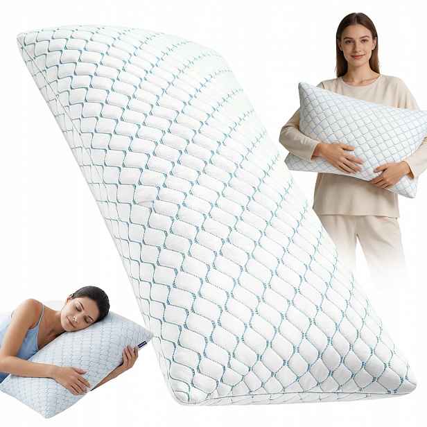 Polštář 80X40 CM Antialergický Klasický Na Spaní Prošívaná Se Zipem