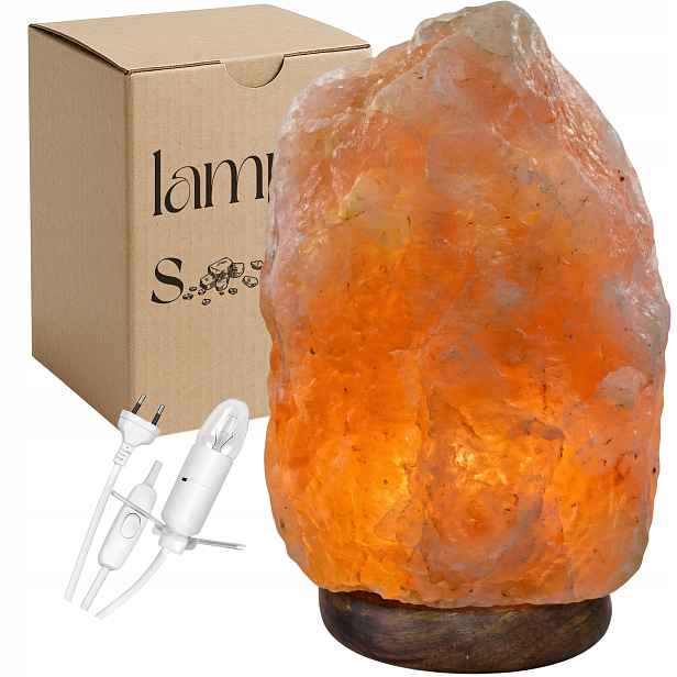 Solná Lampa Himalájská sůl XL 12-15KG Ionizátor Lampička Přírodní solná hmota
