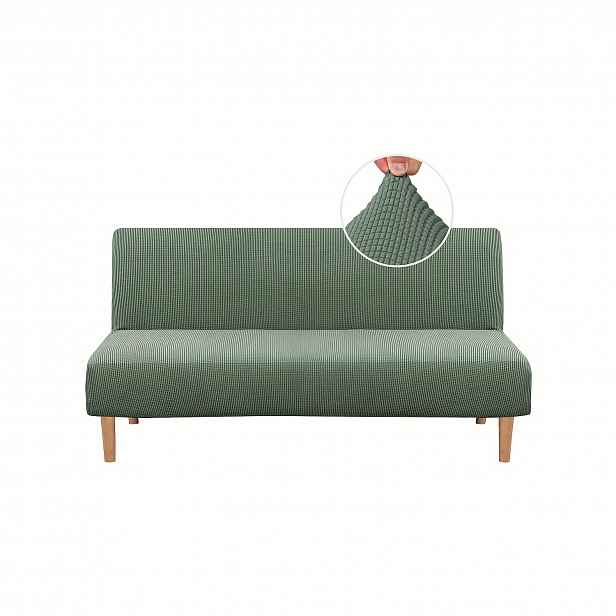TEMU Potah na futon bez područek, strečová pohovka, potah na pohovku, chránič nábytku s elastickým dnem, z thickest soft Jacquard fabric