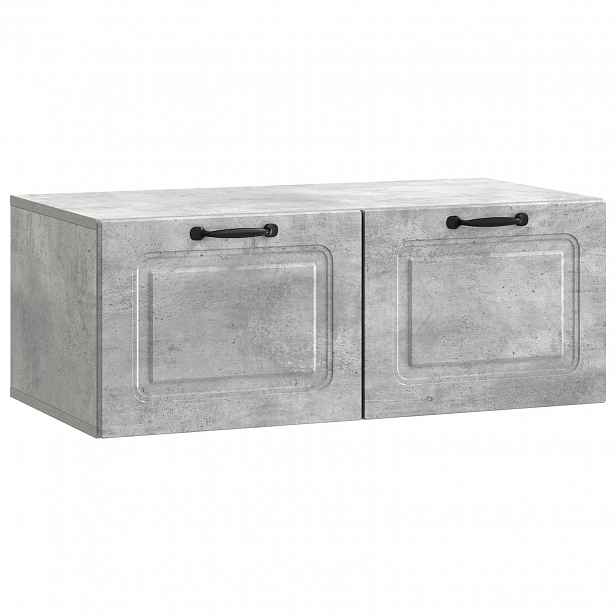 vidaXL Nástěnná TV skříň Nástěnný Betonově šedá 78,5 x 41 x 30 cm