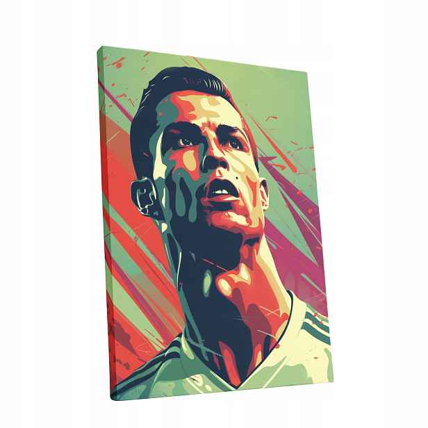 Obraz na plátně Cristiano Ronaldo CR7 do domu, pokoje, obýváku dárek 60x80 cm