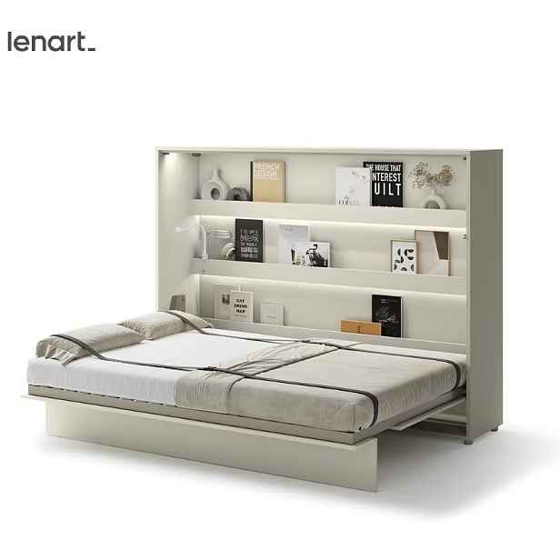 Dig-net nábytek Sklápěcí postel Lenart BED CONCEPT BC-04 kašmír | 140 x 200 cm