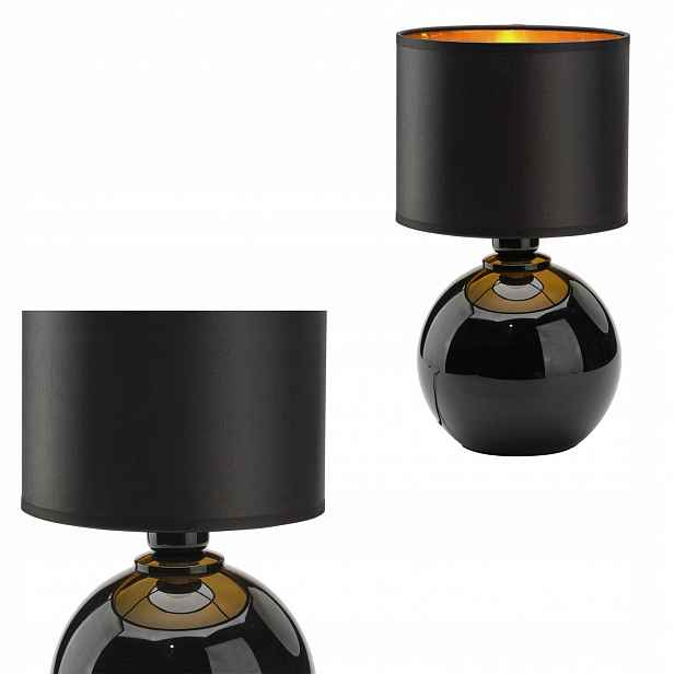 Noční lampa Palla Small černo-zlatá glamour 5068 1*E27 Tk Lighting