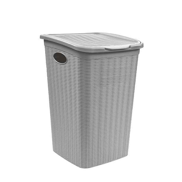 STEFANPLAST Koš na prádlo Elegance 50 l, šedý