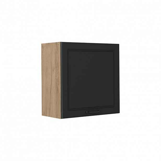 Vicco VĚŠÁK NA STĚNU R-Line, Antracitový venkovský dům/Zlatý mocný dub, 60 cm s 1 dvířky