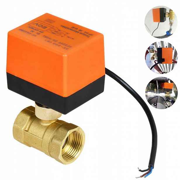 Kulový kohout s elektrickým pohonem Ac 220 V, DN25, závit 1,6 MPa