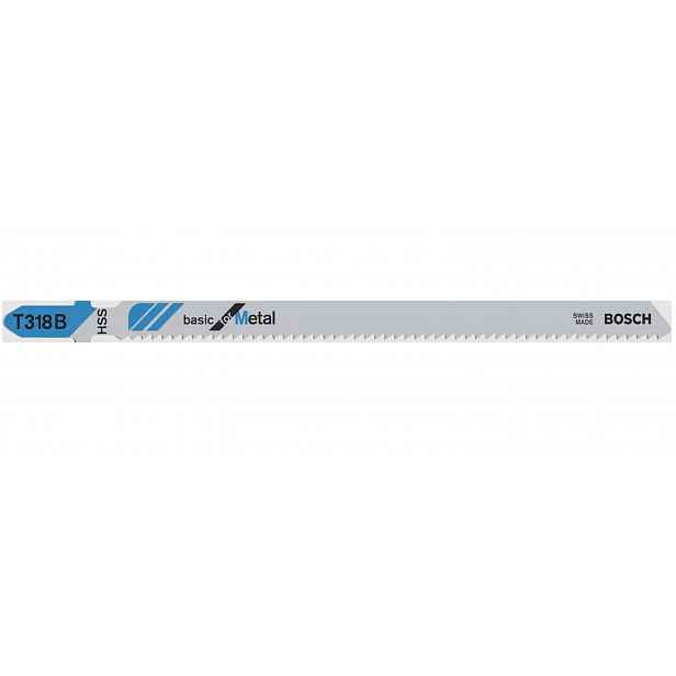 Bosch - Sada pilových plátků na kov, délka 132 mm, 5 ks 2608631404