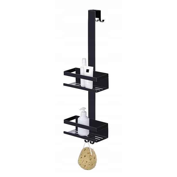 Duschcaddy Bribano Mod. Duo závěsný sprchový regál 23x71x18 cm černý