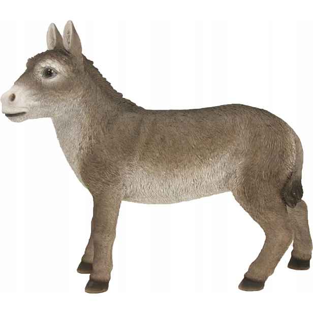 Krásný osel, stojící – výška 54 cm, pro postavy 60-80 cm