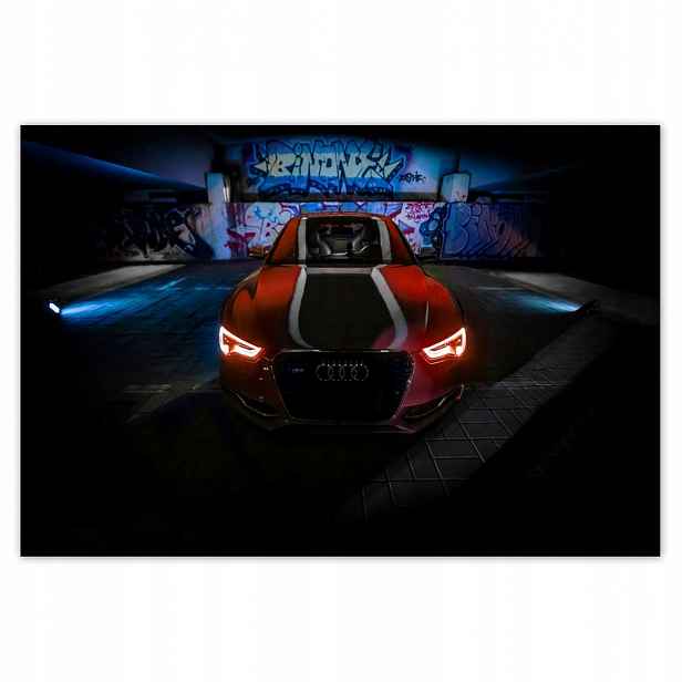 Plakáty 185x125 Červená Audica Audi