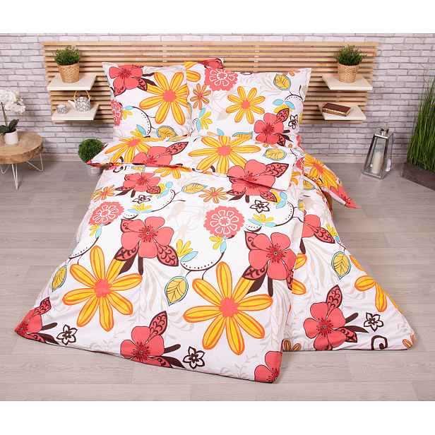 TP Zvýhodněná sada bavlněného povlečení Exclusive na dvě lůžka 140x200+70x90 - Fleur