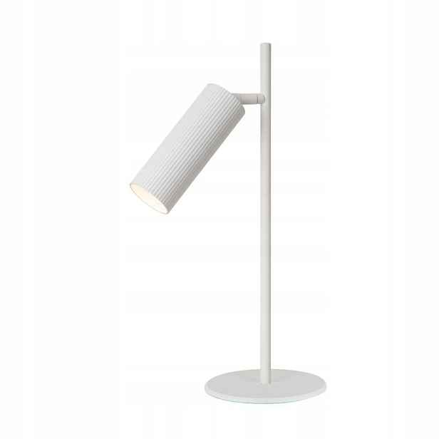 Bílá stolní lampa Clubs s pohyblivým zdrojem do kanceláře a obývacího pokoje 01/31/Lucide