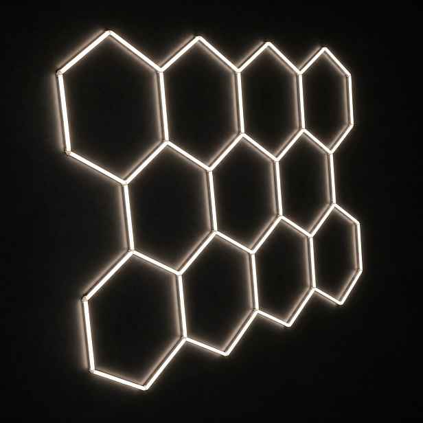 Led bílé osvětlení HEX11 4000K servis 322W 229x315cm
