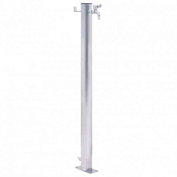 vidaXL Zahradní sloupek na vodu 40 cm nerezová ocel kulatý