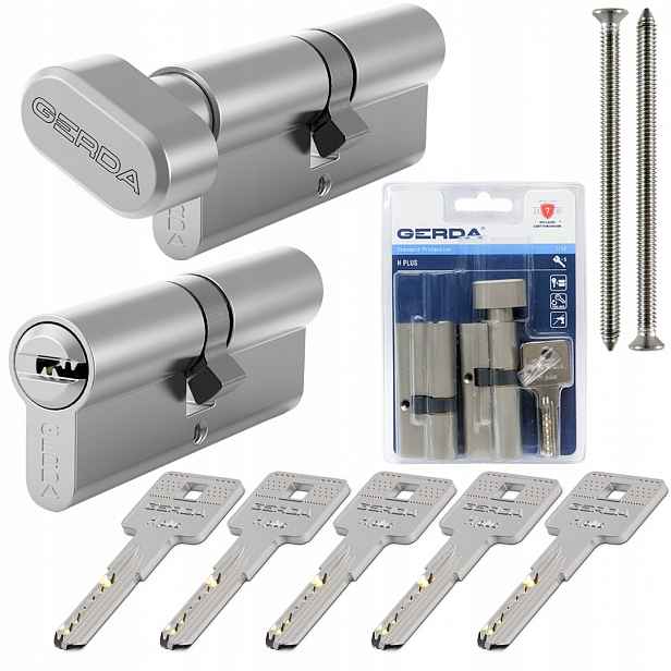 Vložka 30/50 vložka s knoflíkem G50/30 Gerda HPlus 5kl Atest nikl satén